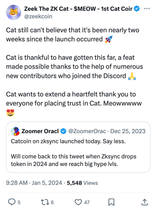 community-tweet